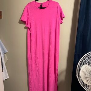 Torrid Bright Pink Maxi Dress